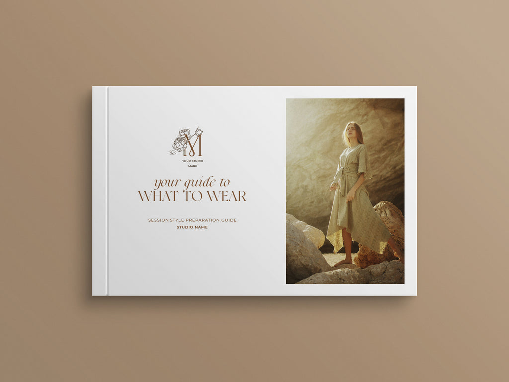 Photographer's What To Wear Canva Template For Photography Clients