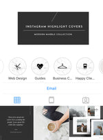 Instagram Highlight Covers - MARBLE